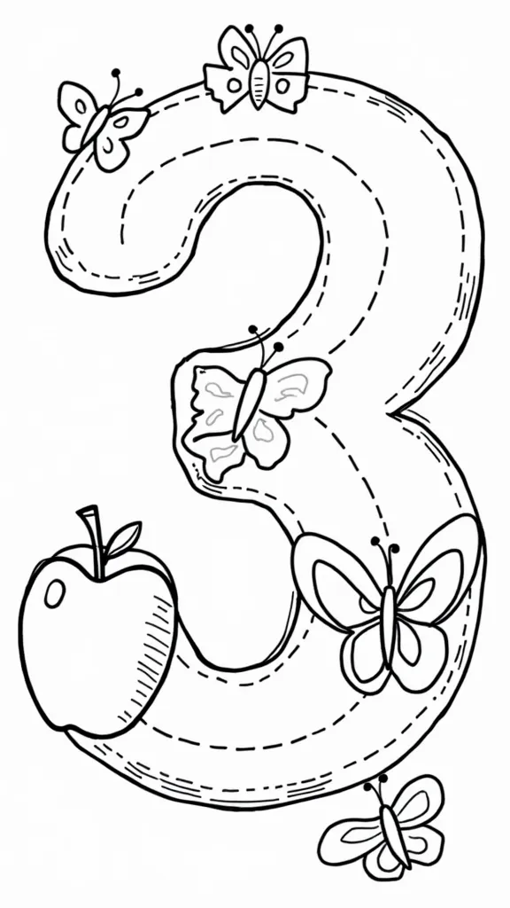 number coloring pages 1-20 pdf